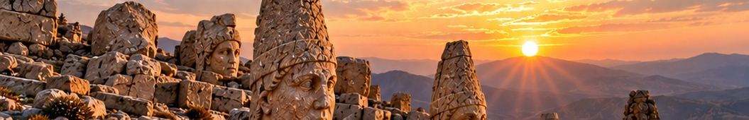 Nemrut Mountain at sunrise