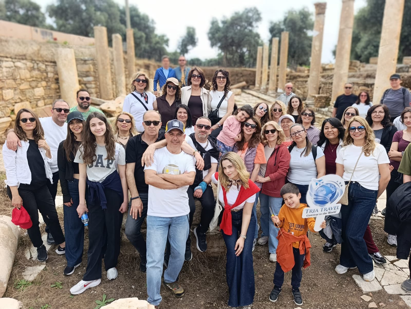 A partner group on tour with us